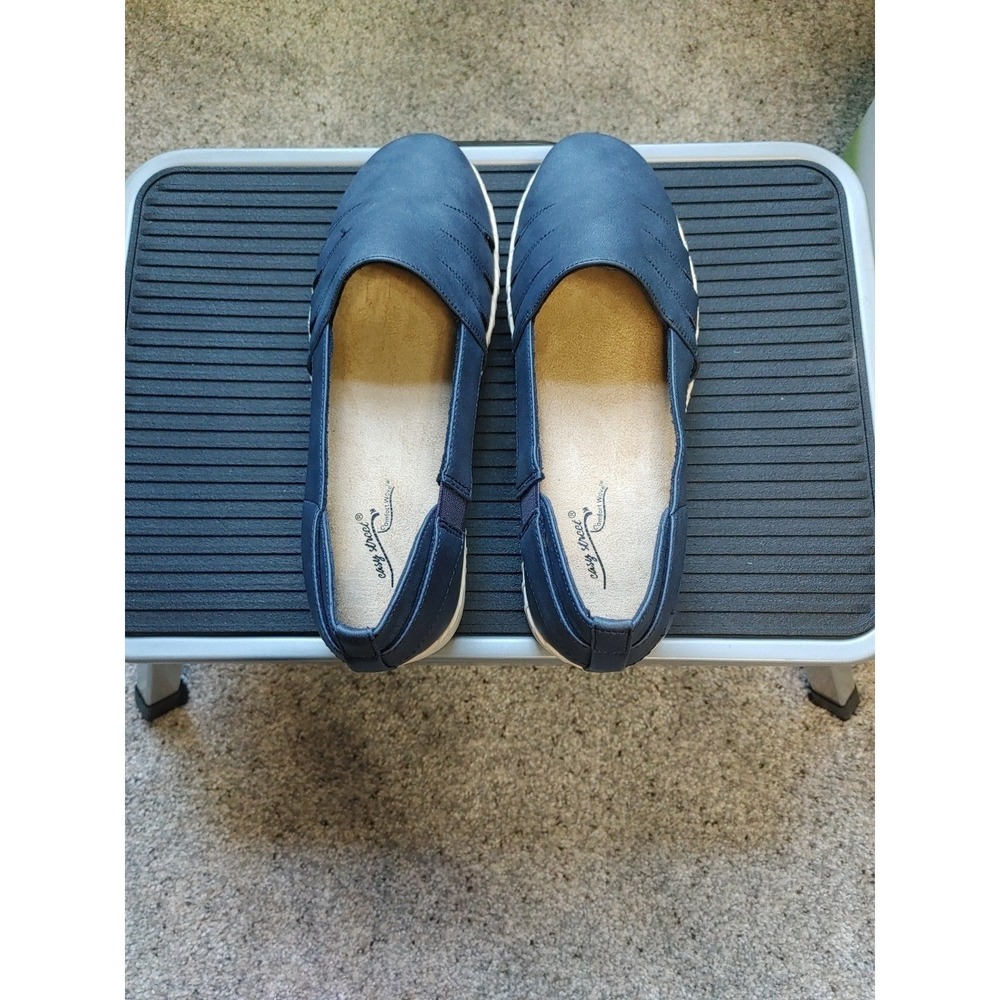 Easy Street Bugsy Navy / Gore Women's Slip On Shoes Sz. 6.5 M NIB 31-7245 - Picture 7 of 12